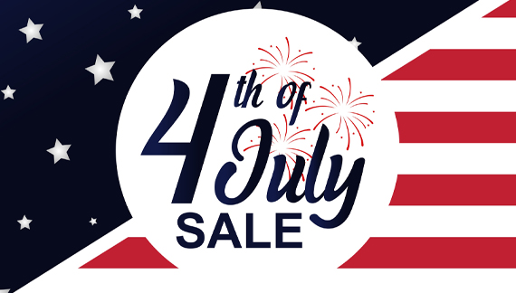 Fourth of July Sale: Going on Now! Fourth of July Sale: Going on Now!